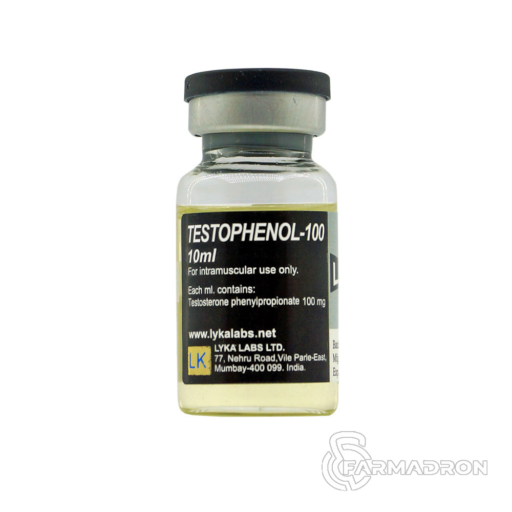 TEST PH100 тестостерон фенилпропионат Lyka Labs 100mg 10ml флакон